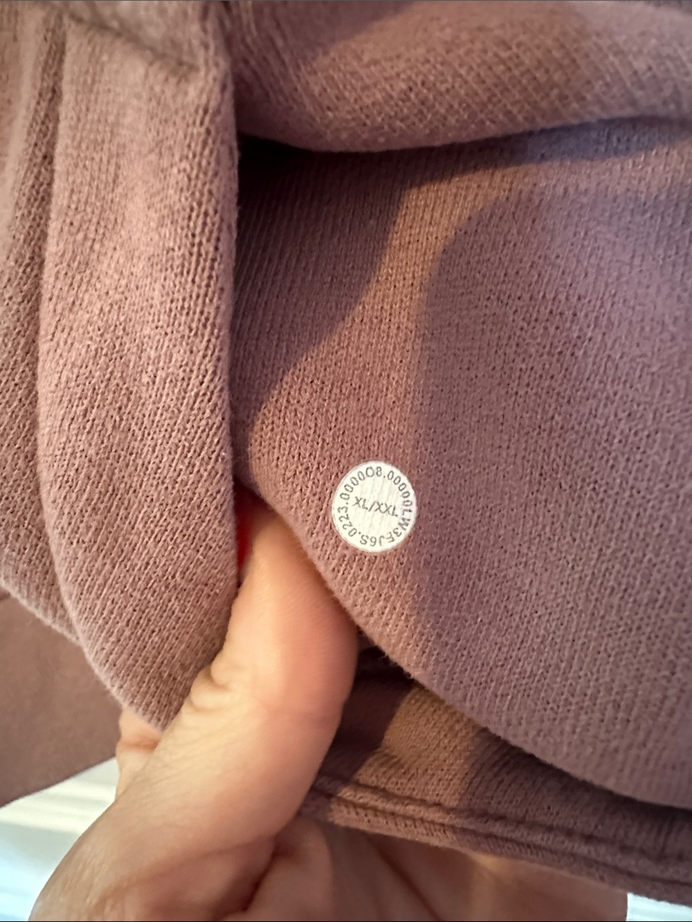 Lululemon Scuba Half Zip Funnel Neck Sweatshirt Dusty Mauve Women’s XL/XXL - Picture 6 of 9
